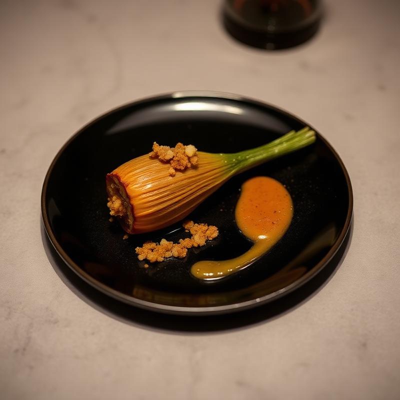 Burnt Leek & Romesco